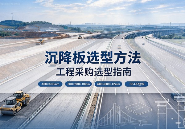 平南沉降板选择方法